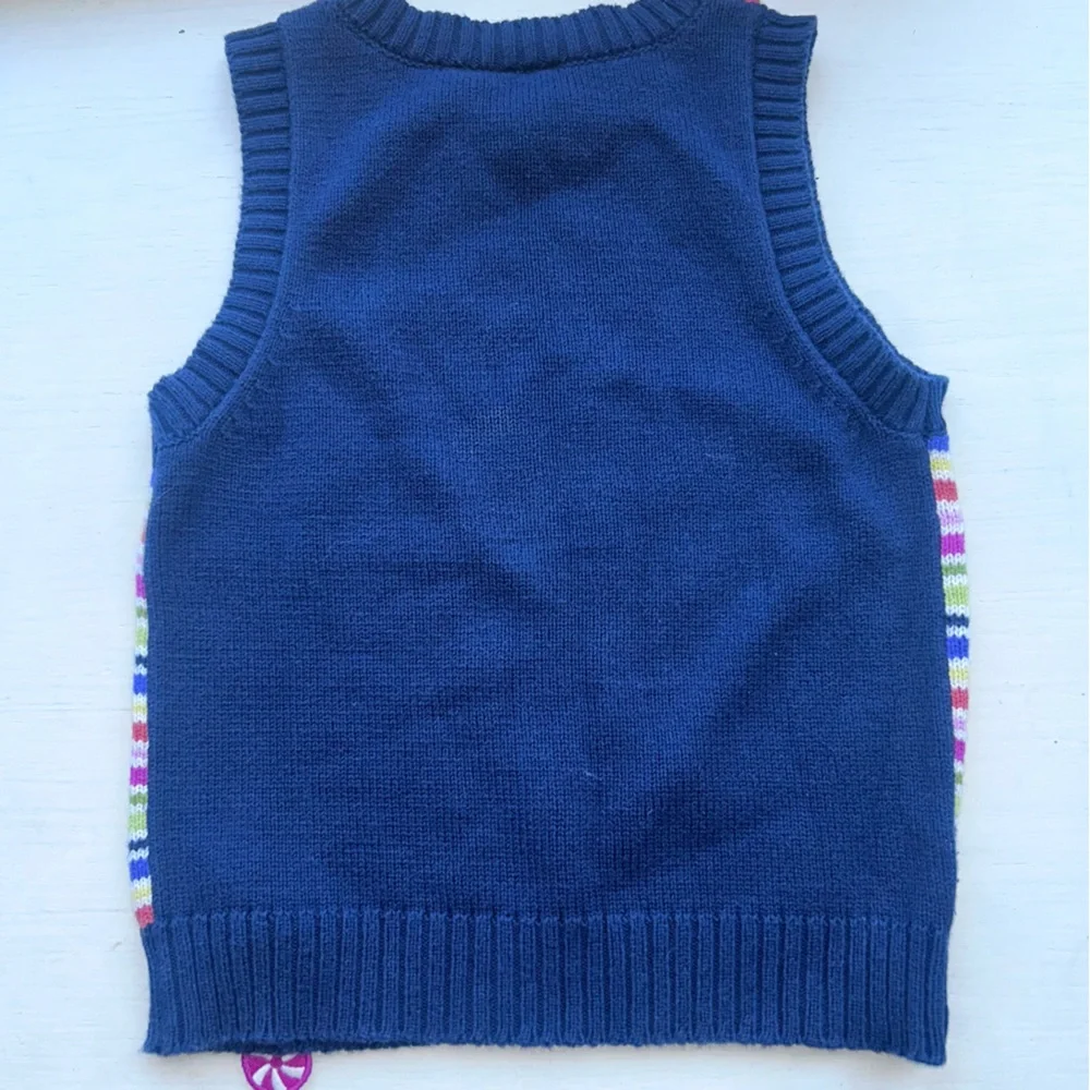 Gymboree vintage Colorful Striped sweater‎ vest candy size 5
